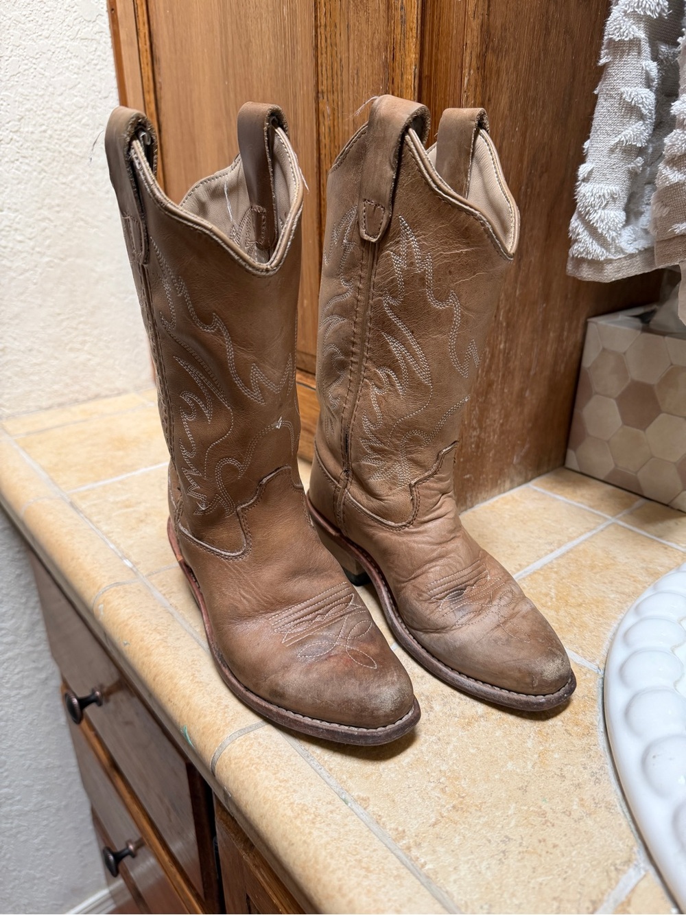 Old West Girls Western Cowboy Boots